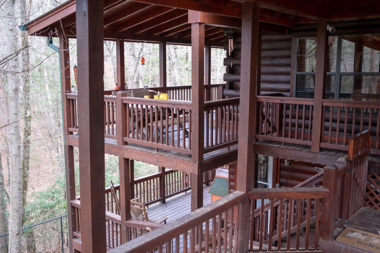 Вілла Three Dog Night - Pet-Friendly Cabin With Hot Tub Блу-Ридж Екстер'єр фото