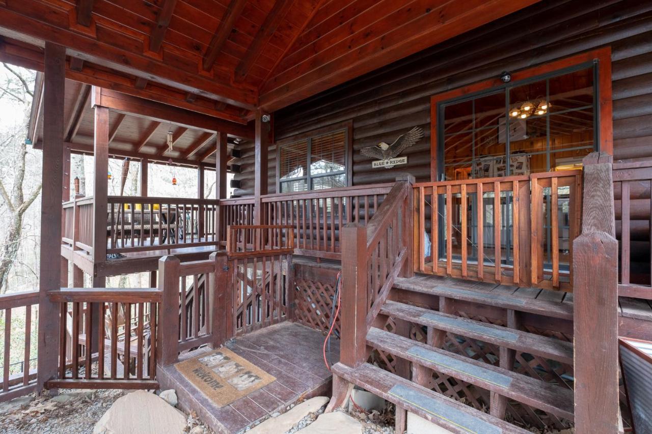 Вілла Three Dog Night - Pet-Friendly Cabin With Hot Tub Блу-Ридж Екстер'єр фото